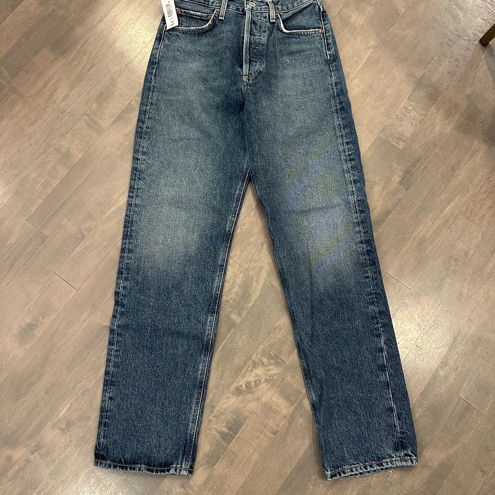 Agolde 90's Mid Rise Loose Fit Jeans-Size 23.  Imagine wash NWT!